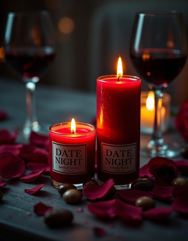 Vela artesanal Date Night