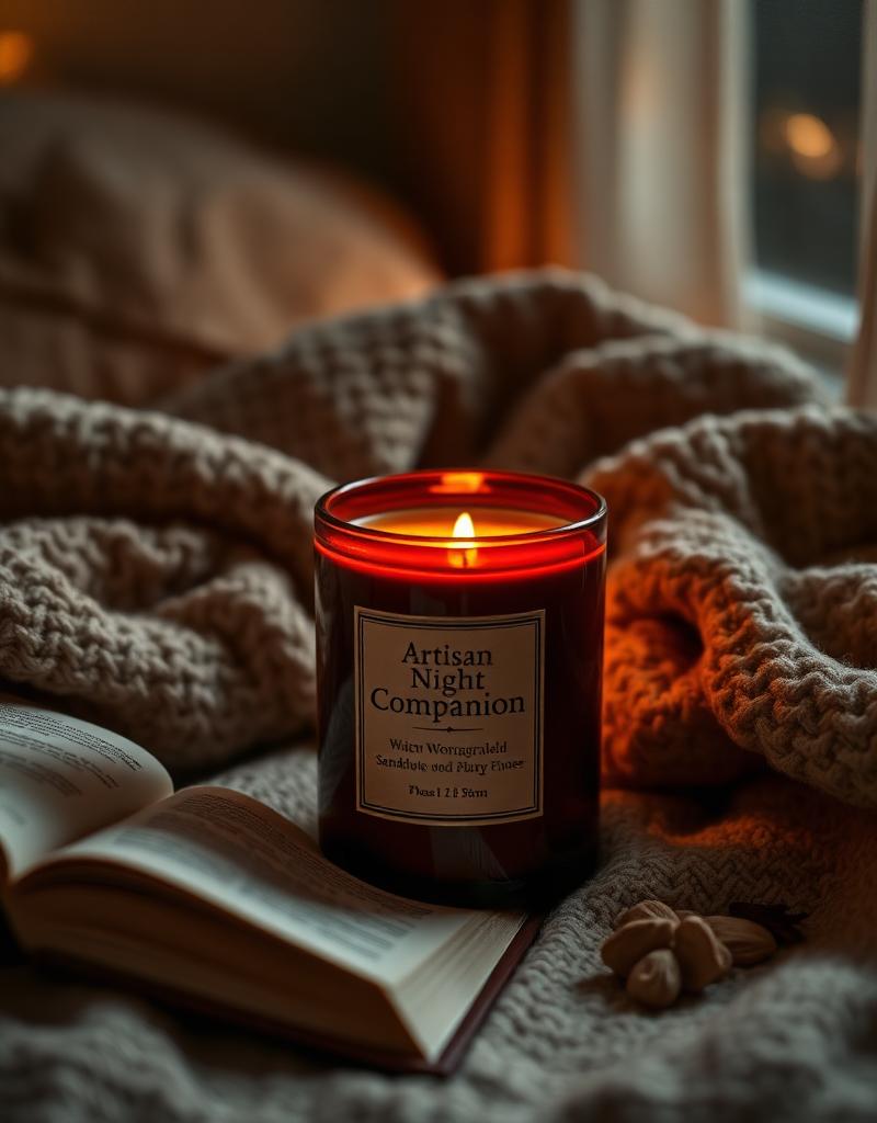 Vela artesanal Night Companion